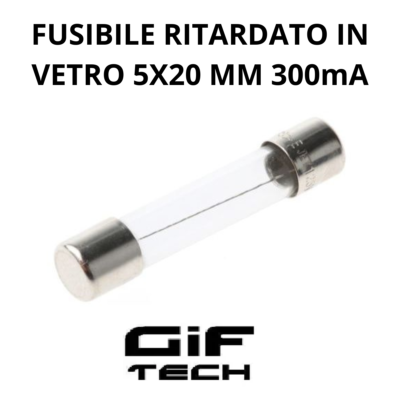 5) Fusibili In Vetro 0,3 A F0.3A 300ma 250 V 5X20 Mm (3/16" X - Foto 2