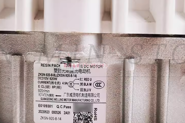 1PC air conditioner motor ZKSN-920-8-8L ZKSN-920-8-14 DC310V 920W
