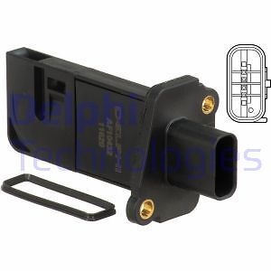 AF10432-12B1 DELPHI Air Mass Sensor for CITROËN,FORD,FORD USA,LAND ROVER,PEUGEOT - Picture 1 of 1