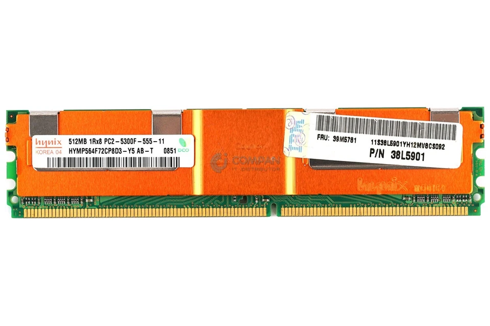 39M5781 IBM MEMORY 512MB PC2-5300 CL5 DDR2  - Image 2 of 4