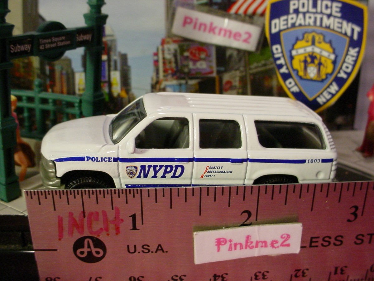 2016 POLICE RESCUE Design 2000 CHEVY SUBURBAN☆White;NYPD;New York