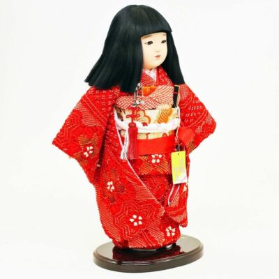 Ichimatsu NINGYO, Japanese beautiful Kimono Doll, Standing Style
