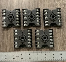 Potter & Brumfield 27E123 Relay Base/Socket 10A, 300V, 5 Piece Lot Made In USA