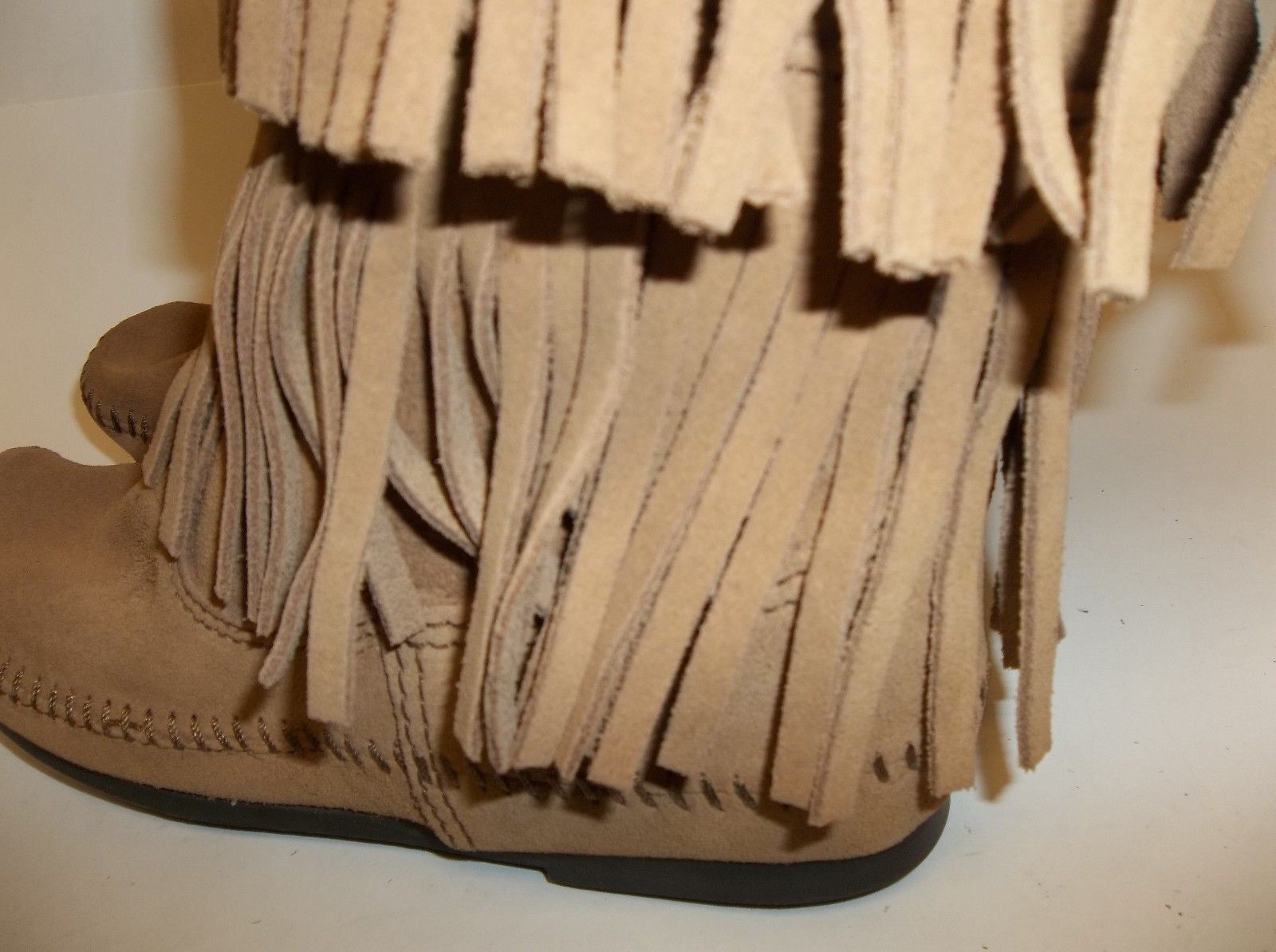 Minnetonka 3 Layer Fringe Damens Damens Damens 7 Moc Toe Suede Mid Calf Boot New Festival 489 a41754 Minnetonka 3 Layer Fringe Damens Damens Damens 7 Moc Toe Suede Mid Calf Boot New Festival 489 a41754