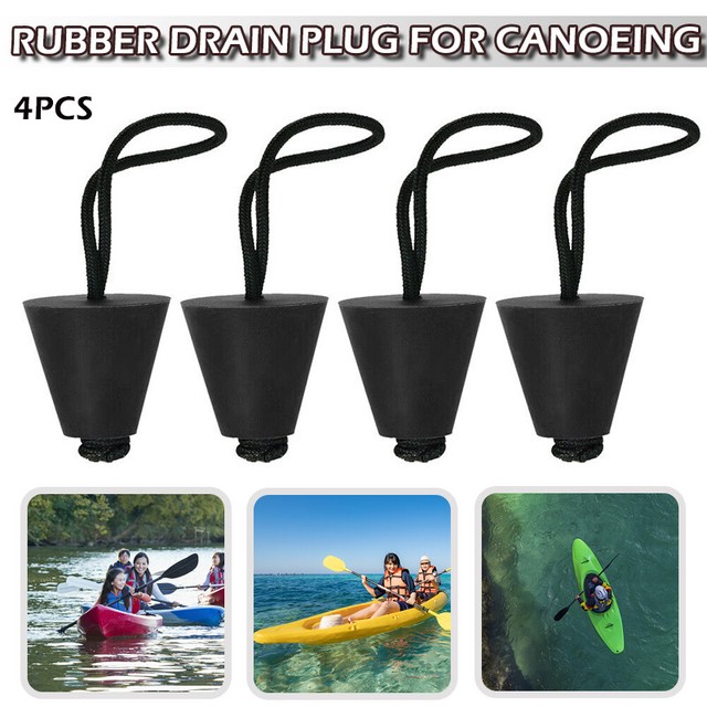 4PCS Universal Kayak Scupper Plug Kit Canoe Drain Holes Stopper Bung E 4PCS Universal Kayak Scupper Plug Kit Canoe Drain Holes Stopper Bung E