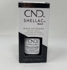 CND Shellac UV Wear Extender Smoothing Base Coat .25 oz