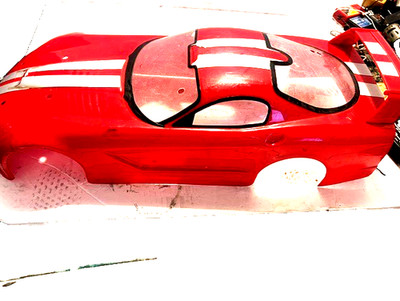 1/8 ofna ultra gtp dodge viper body shell