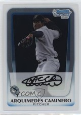 2011 Bowman Chrome Prospects Arquimedes Caminero #BCP187 7k6