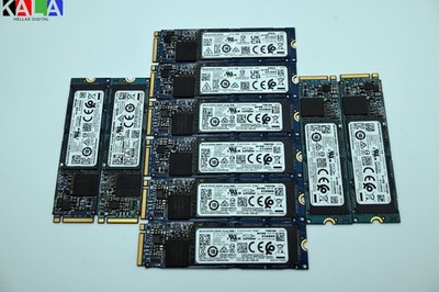 Lot 10x Toshiba/Kioxia 256GB M.2 2280 NVMe SSD   Tested, SMART 72 86% Health