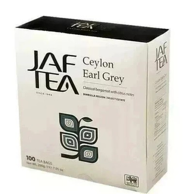 Jaf Ceylon Earl Grey Tea, 100 Count Tea Bags 200G FREE SHIPPING
