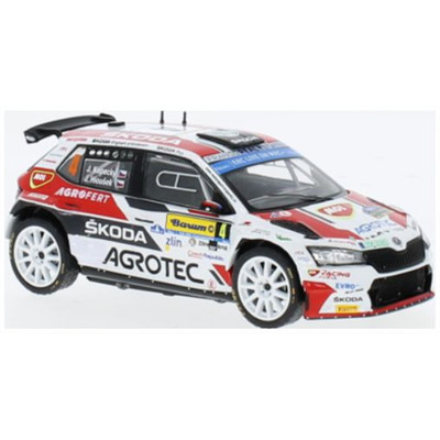 IXO 1/43rd Scale Skoda Fabia Rally2 EVO #4 Barum Rally Zlin J.Kopecky/J.Hlousek