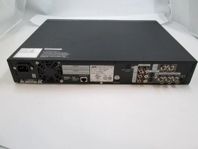 JVC SR-HD1350US Blu-ray Disc & HDD Recorder Professional Series w/ Power cord - Image 2 of 4