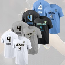 HOT NEWS! Skylar Diggins #4 Chicago Sky 2026 Player Name & Number Fan Apparel