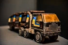 Vintage 1979 Tonka Pressed Steel Car Hauler Truck & Trailer