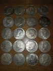 Lot of 20 Kennedy Half Dollar, 1965 to 1969, 40% Silver