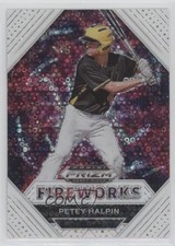 2020 Prizm Draft Picks Fireworks White Donut Circle 30/50 Petey Halpin sh7