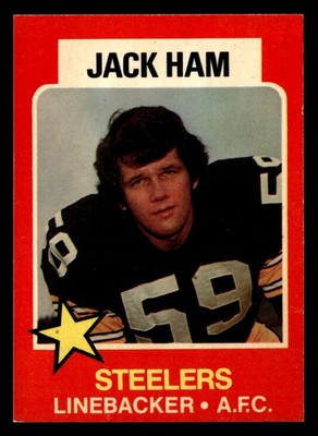 1975 Wonder Bread Jack Ham #5 VG Pittsburgh Steelers