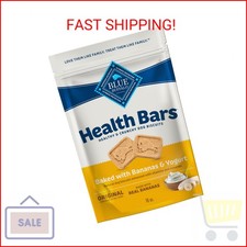 Blue Buffalo Health Bars Crunchy Dog Biscuits, Oven-Baked Dog Treats Made with N