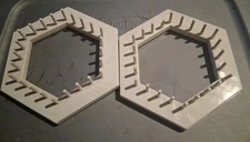 2 Love & Money 5" Hexagon Lap Weaving Looms John Alan