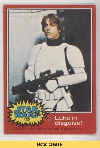 1977 Topps Star Wars #125 Luke in disguise! — Raw