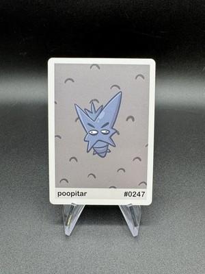 Pupitar - Poopitar #247 Pookiemoot Series 2 Custom Fan Art Pokemon