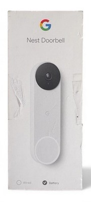 Google Nest Doorbell, Battery - Snow