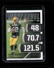 2021 Score Next Level Stats #NL4 Aaron Rodgers Green Bay Packers