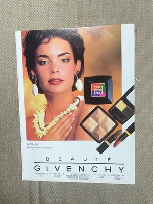 Givenchy Beaute Nomade Collection 1992 Magazine Print Ad Advertisement