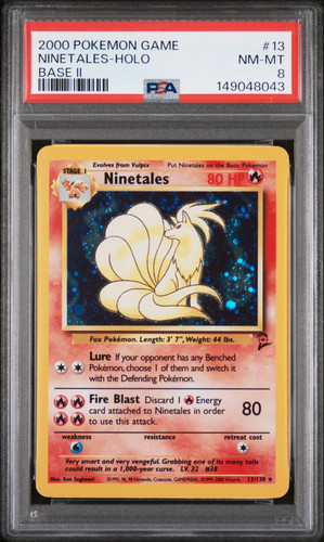 Ninetales graded PSA 8 for sale on eBay