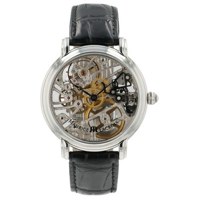 Maurice Lacroix Masterpiece Skeleton Dial Stainless Steel 43mm Manual MP7048