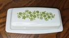 Vintage Pyrex Spring Blossom Crazy Daisy Butter Dish