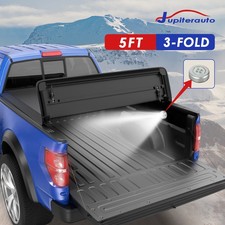 5ft Tri-fold Truck Tonneau Bed Cover For 2019-2026 Ford Ranger Xl Xlt Lariat 5ft Tri-fold Truck Tonneau Bed Cover For 2019-2026 Ford Ranger Xl Xlt Lariat