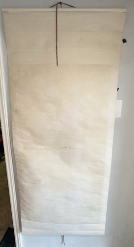 JAPANISCHE HÄNGENDE ROLLENKUNST Gemälde asiatisch 28”x70” - Bild 11 von 11