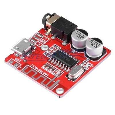 1-10x 3.7V~5V Mini BluetoothAudio Decoder MP3 Receiver Lossless Amplifier Module