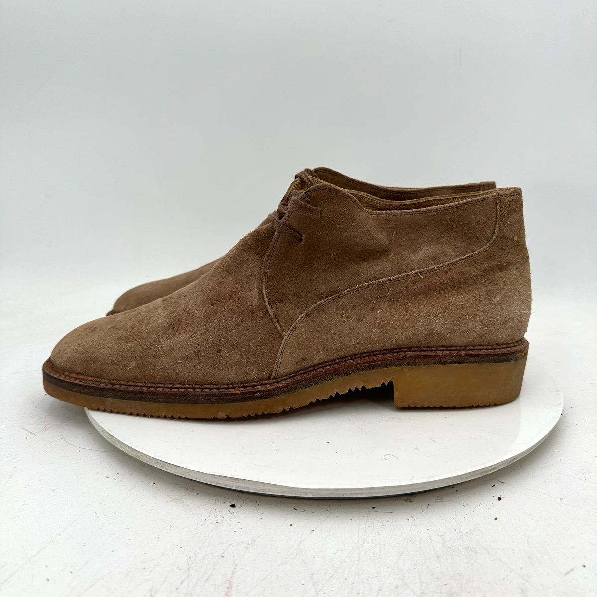Vince Chukka Boots Suede Desert Mens 8.5M Black Lace Up Casual Minimalist Business Suede Boots for Men for sale | eBay main image 3