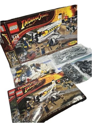 Lego 7628 Peril In Peru 100% Complete Indiana Jones Kingdom Of The