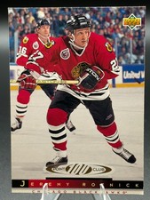 1993-94 Upper Deck Hockey Jeremy Roenick #235 100 Point Club Chicago Blackhawks