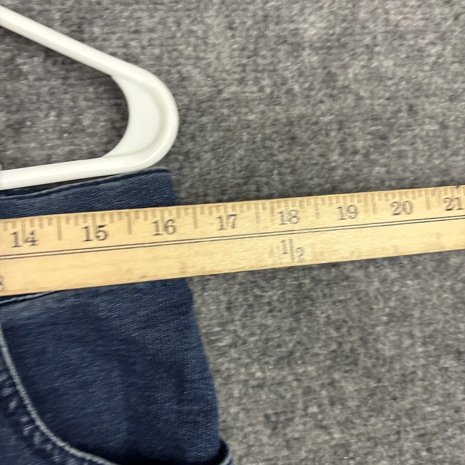 Pantalones Quaker Factory Dream Jeannes para mujer talla L azules pedrería ajustados Foto 4 de 4