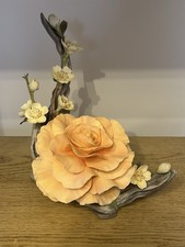 Boehm Mary Heatley Begonia with Japonica 30111 Limited Issue Bone Porcelain
