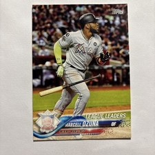 2018 Topps Series 1 Base # 291 Marcell Ozuna - Miami Marlins