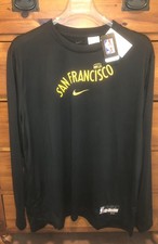 Nike NBA Golden State Warriors Team Issued City Edition Shooting Shirt 2XL-Tall
