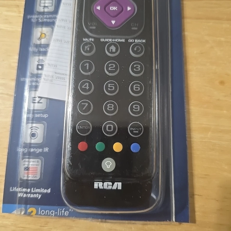 RCA 6-Device Universal Backlit Remote Control NOB - Image 3 of 4