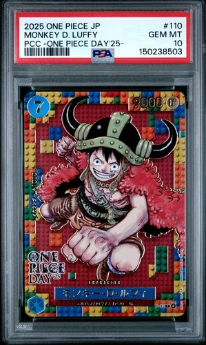 2025 #110 MONKEY D. LUFFY PSA 10