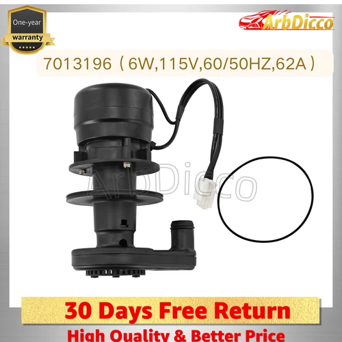 Replacement Water Pump for Sub-Zero 115V Ice Maker 6W,60/50HZ,62A 7013196