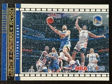 Lights Camera Action Stephen Curry #20 Winter Insert - 2021-22 Panini NBA Hoops