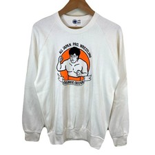 Rare GIANI SERVICE All Japan Pro Wrestling Kenta Kobashi sweatshirt L