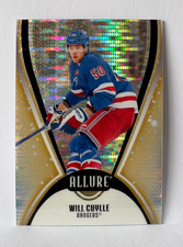 2025-26 Upper Deck Allure Will Cuylle Gold Glitter Bomb Parallel Card Ser# /199