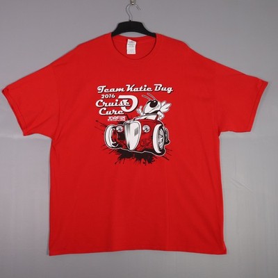 Gildan Herren T-Shirt Größe 2XL Rot JDRF One Walk TM Kurzarm