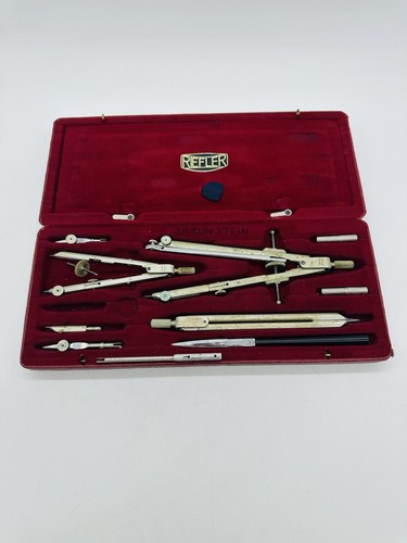 Vintage Riefler Precision Drawing Instruments With Original Case German ...