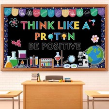 56Pcs Science Bulletin Board Classroom Decorations Science Fair Bulletin Boar...